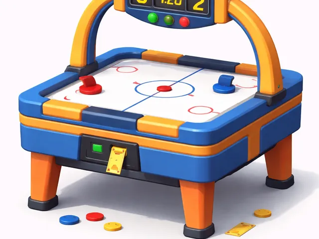 Low Poly Air Hockey Table