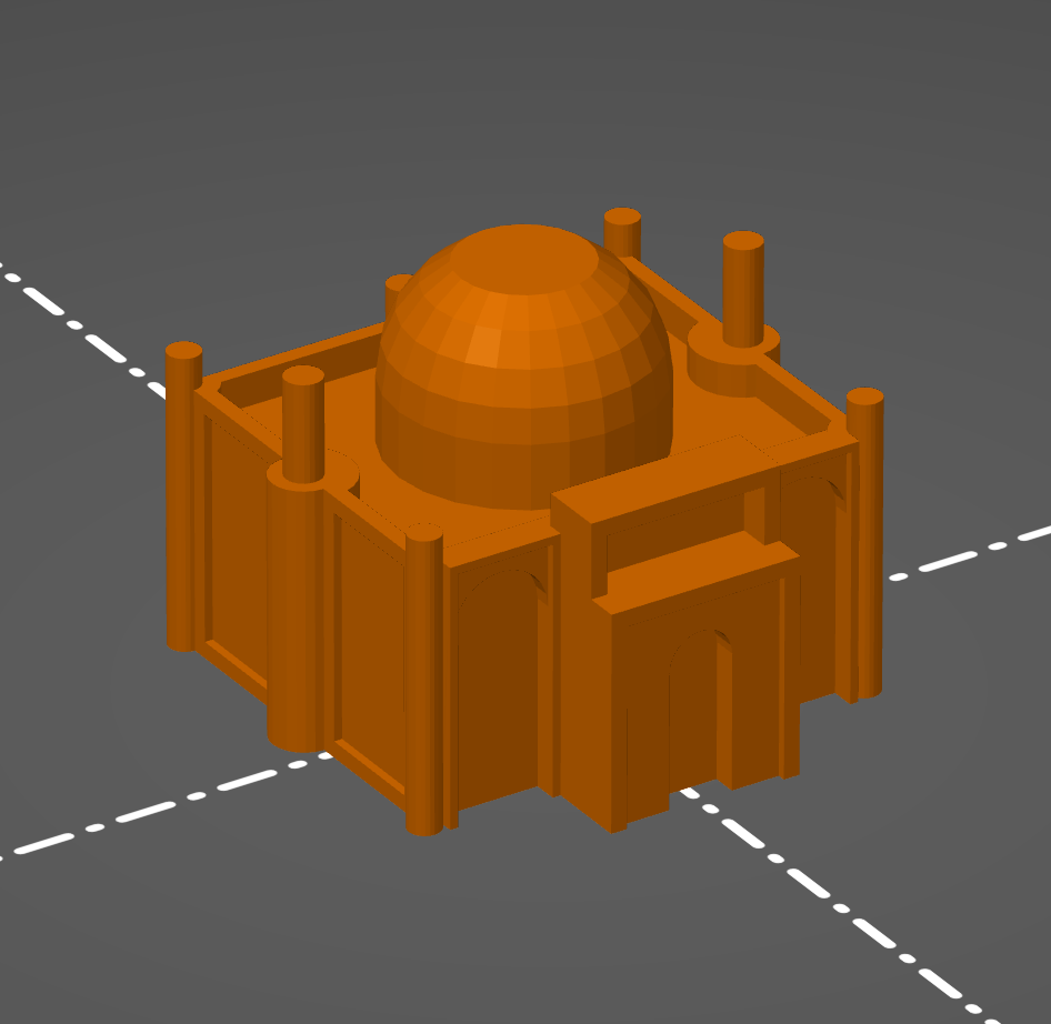 Mosque (Minimal Low Polygon)