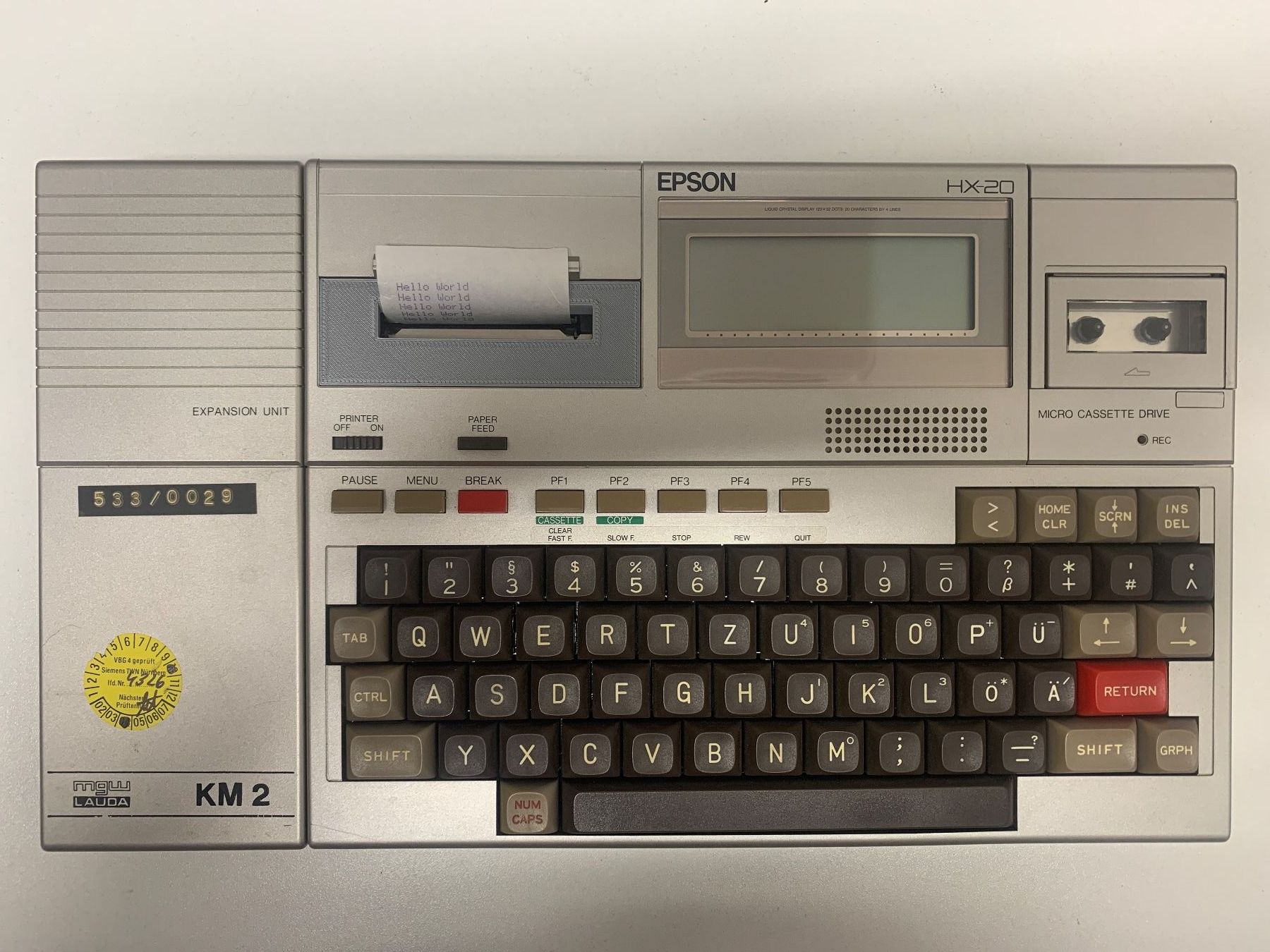 Epson HX-20 Printer Cover by Jumping69 | Download free STL model ...