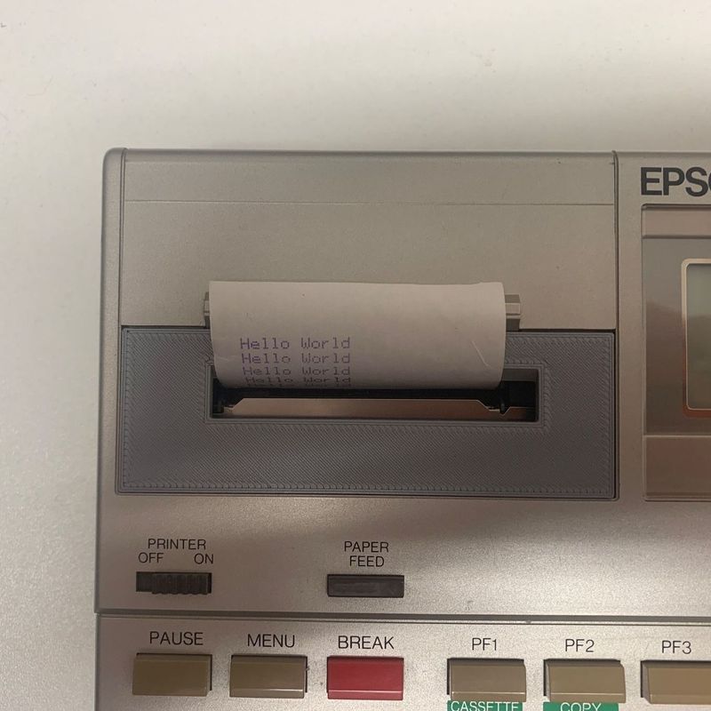 Epson HX-20 Printer Cover by Jumping69 | Download free STL model