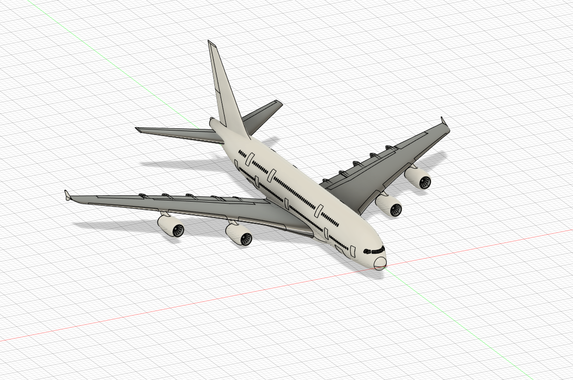 Miniatura 7 do modelo 3D Airbus A380
