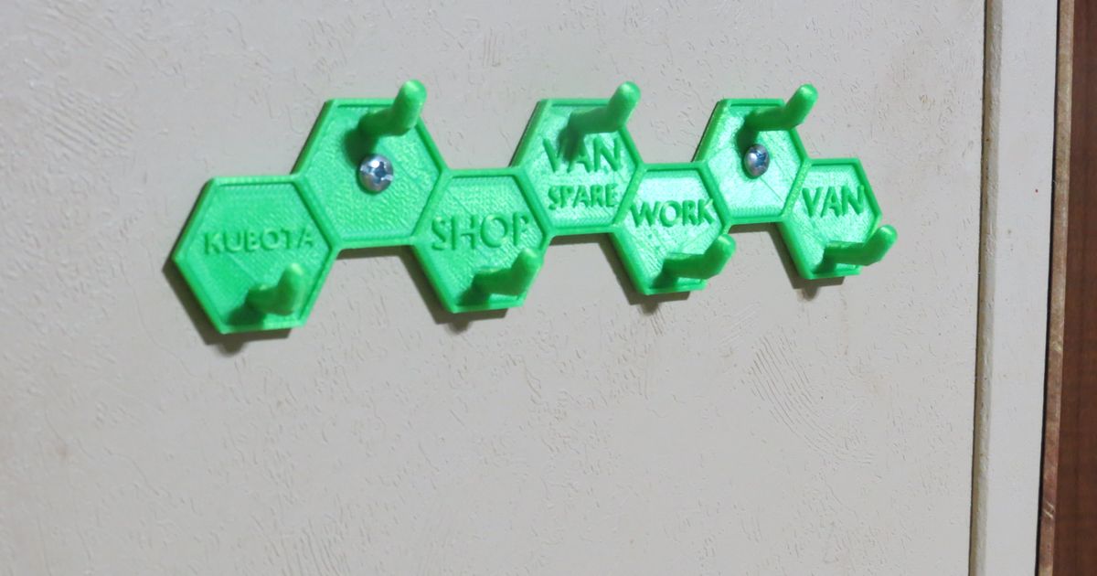 KEY HOLDER by KBartels | Download free STL model | Printables.com