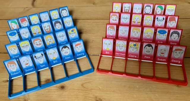 Guess Who? Travel game edition with 24 flaps by dirk | Download free