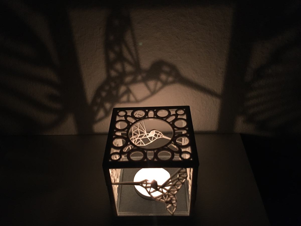 Tealight Holder - Flower - Colibri