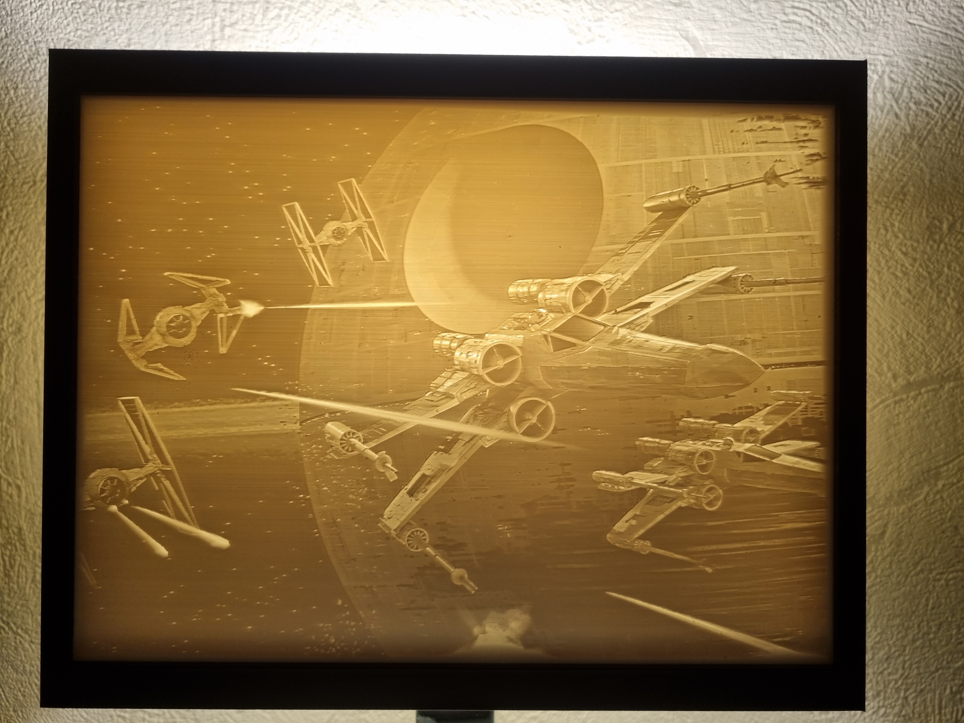 Lithophane Frame for Table Lamp