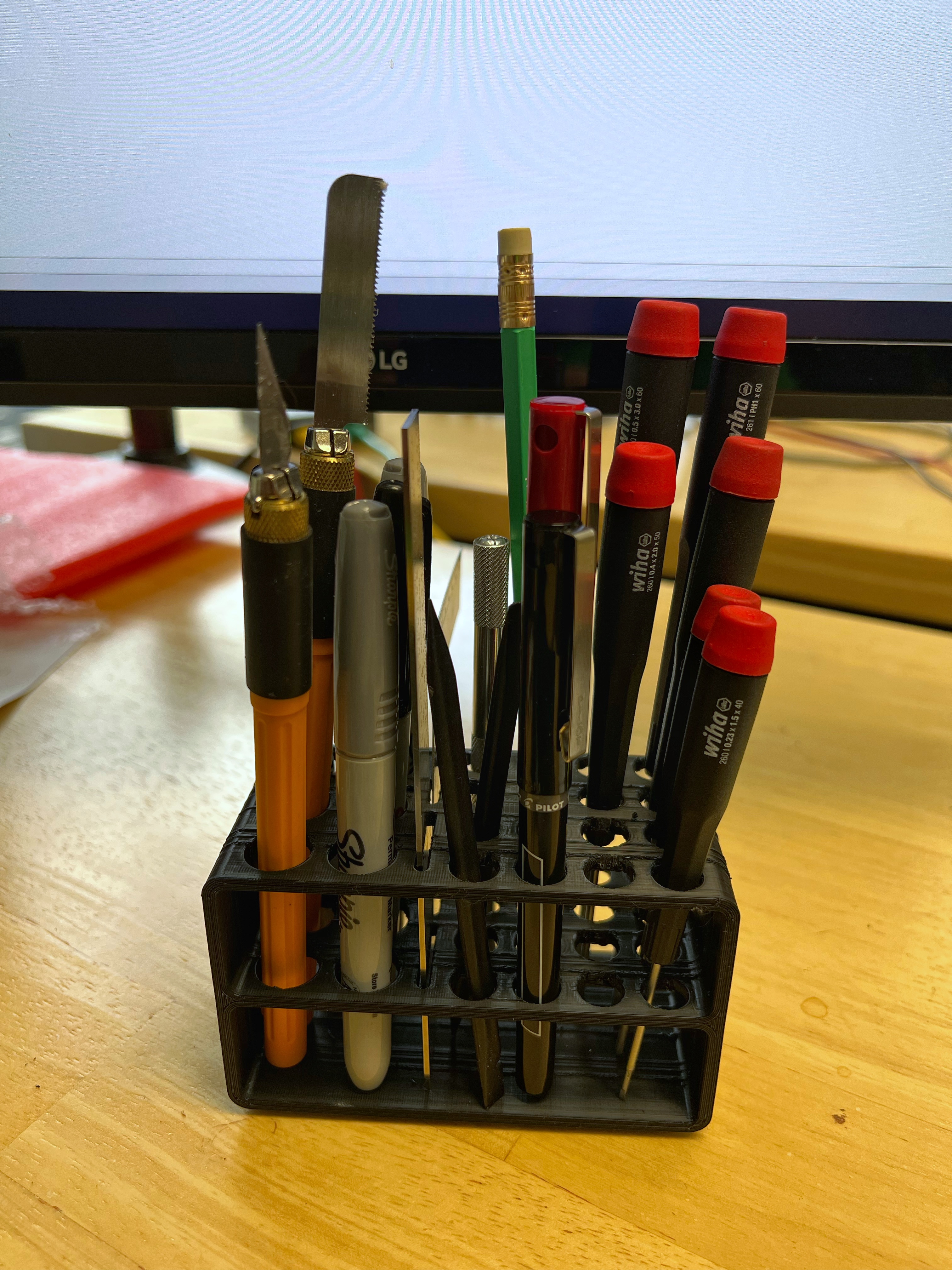 MCM desk organizer