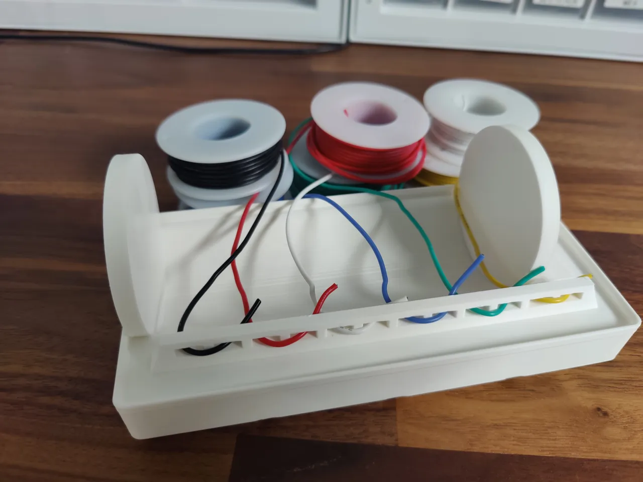 Gridfinity wire spool holder by Kelly Egan, Download free STL model