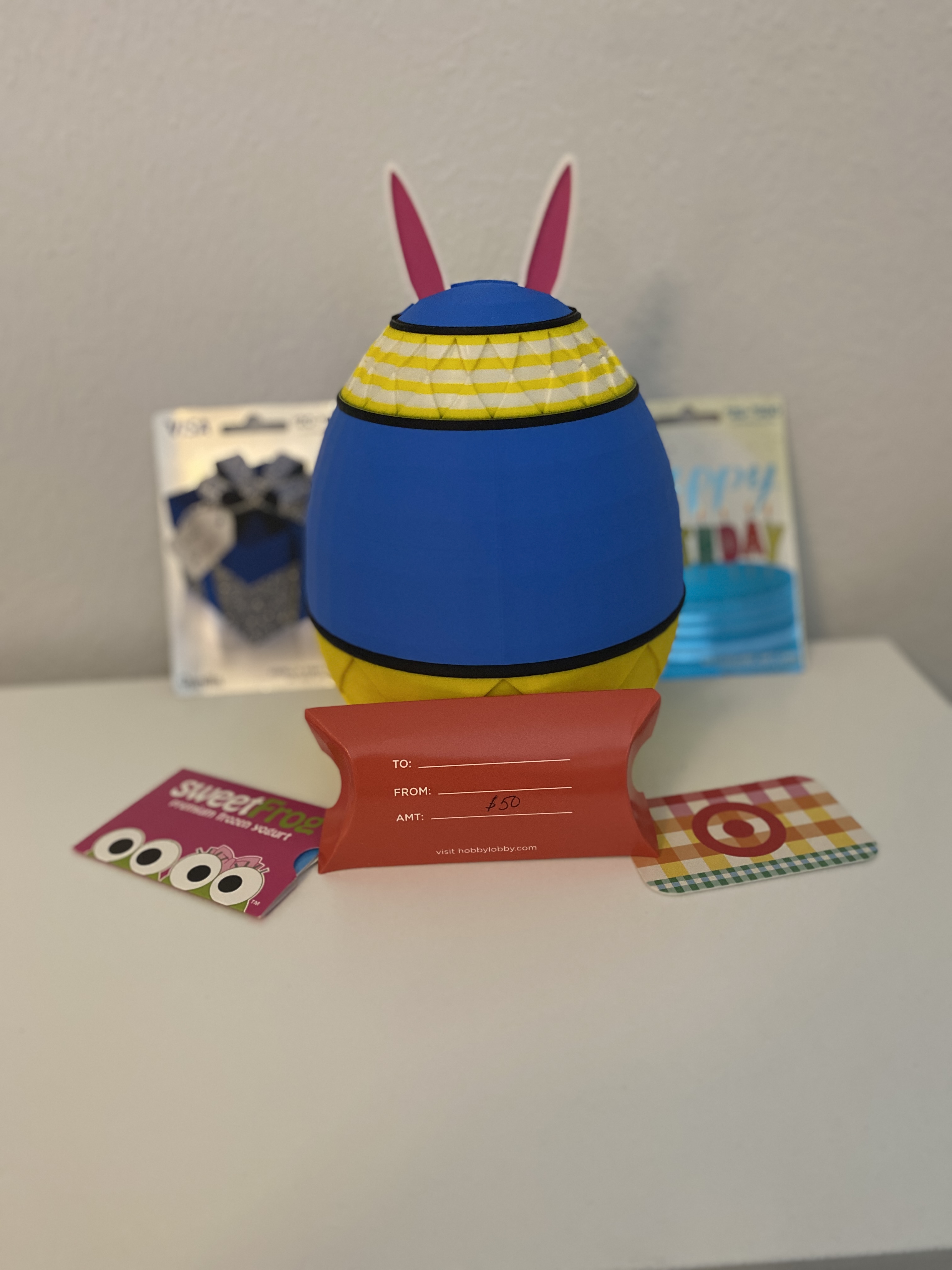 Easter Egg Gift Card Holder