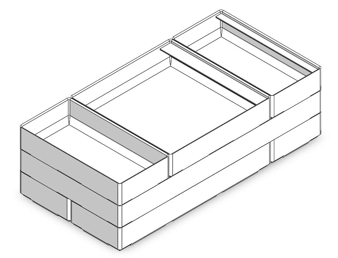 Miniatura 8 do modelo 3D Stackable Boxes for Festool Sortainer SYS 4 TL-SORT/3 (240 Variations)