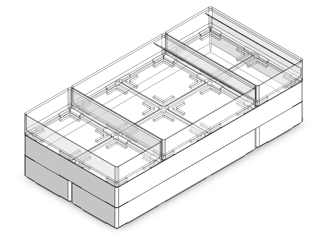Miniatura 9 do modelo 3D Stackable Boxes for Festool Sortainer SYS 4 TL-SORT/3 (240 Variations)