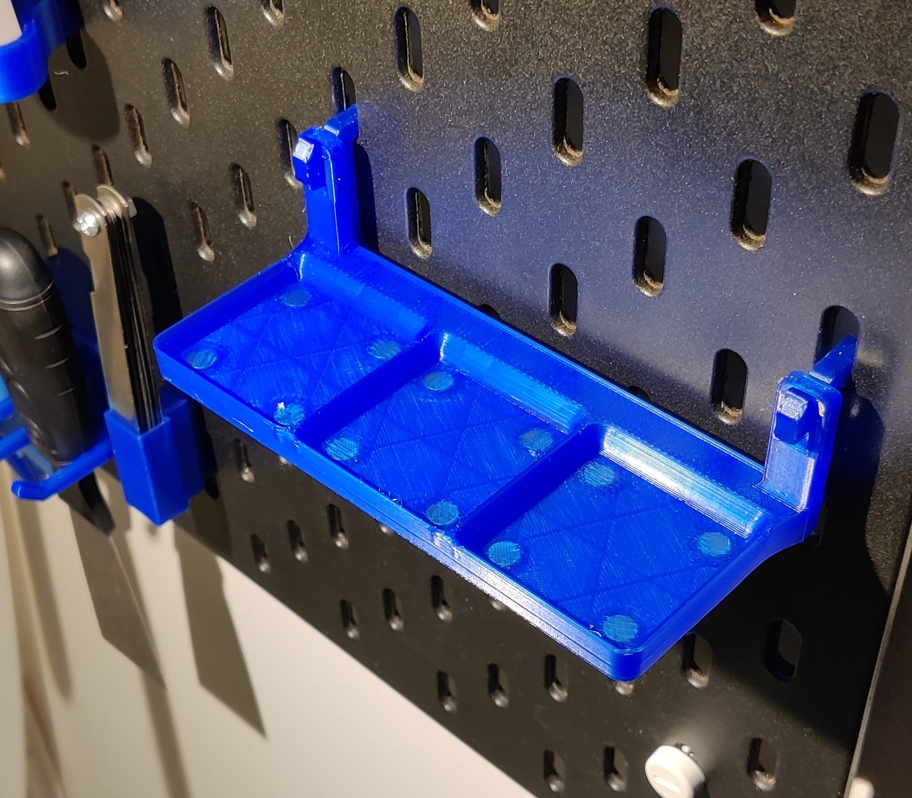 IKEA SKÅDIS/SKADIS Gridfinity 3x1 shelf