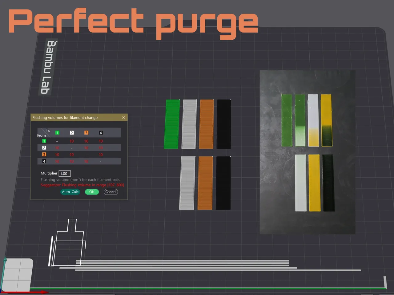 PURGE LINE, START CODE MODIFICATION