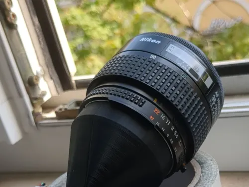 Webcam F-Mount lens adapter