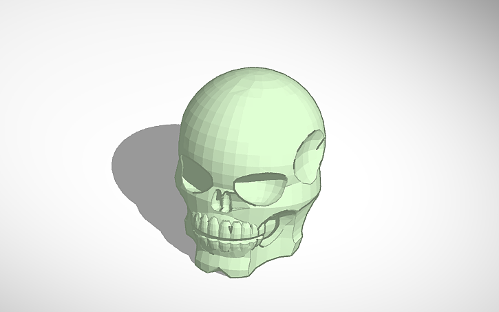 Spooky skull
