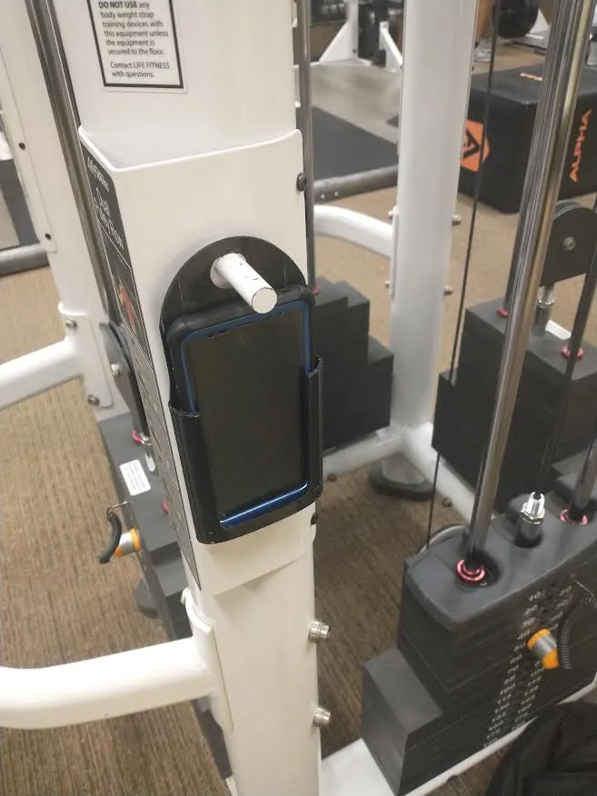 Phone holder discount for exercise equipment