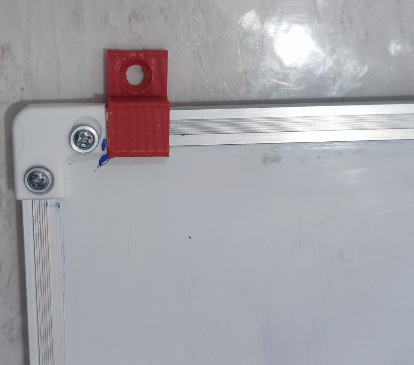 whiteboard nail hanger by Anas Msba Download free STL model