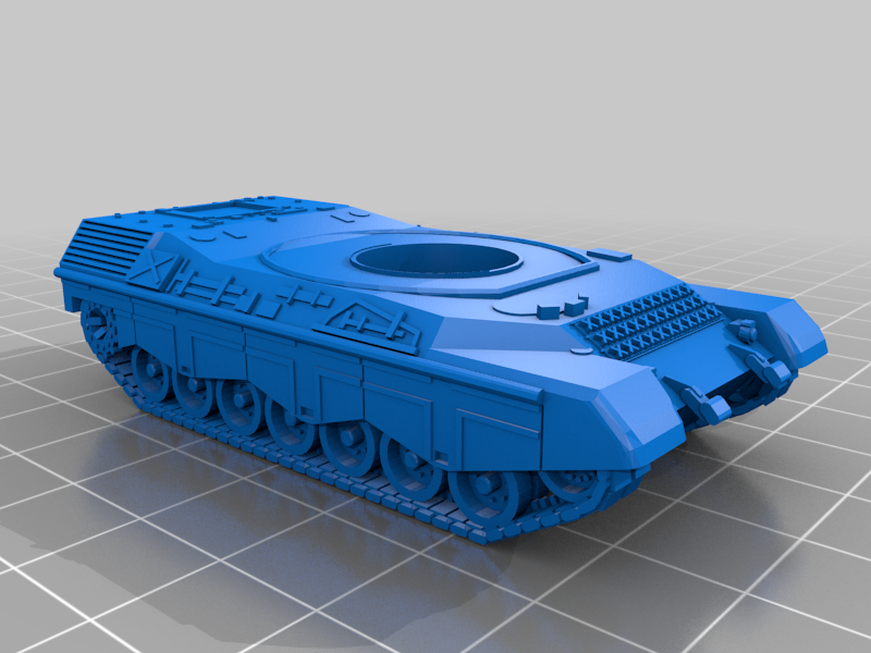 Miniatura 2 do modelo 3D 1-100 Leopard 1A5