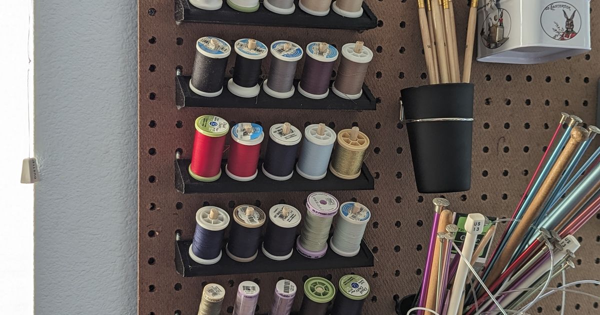 Thread Spool Holder by TheCraftyRhombus Download free STL model