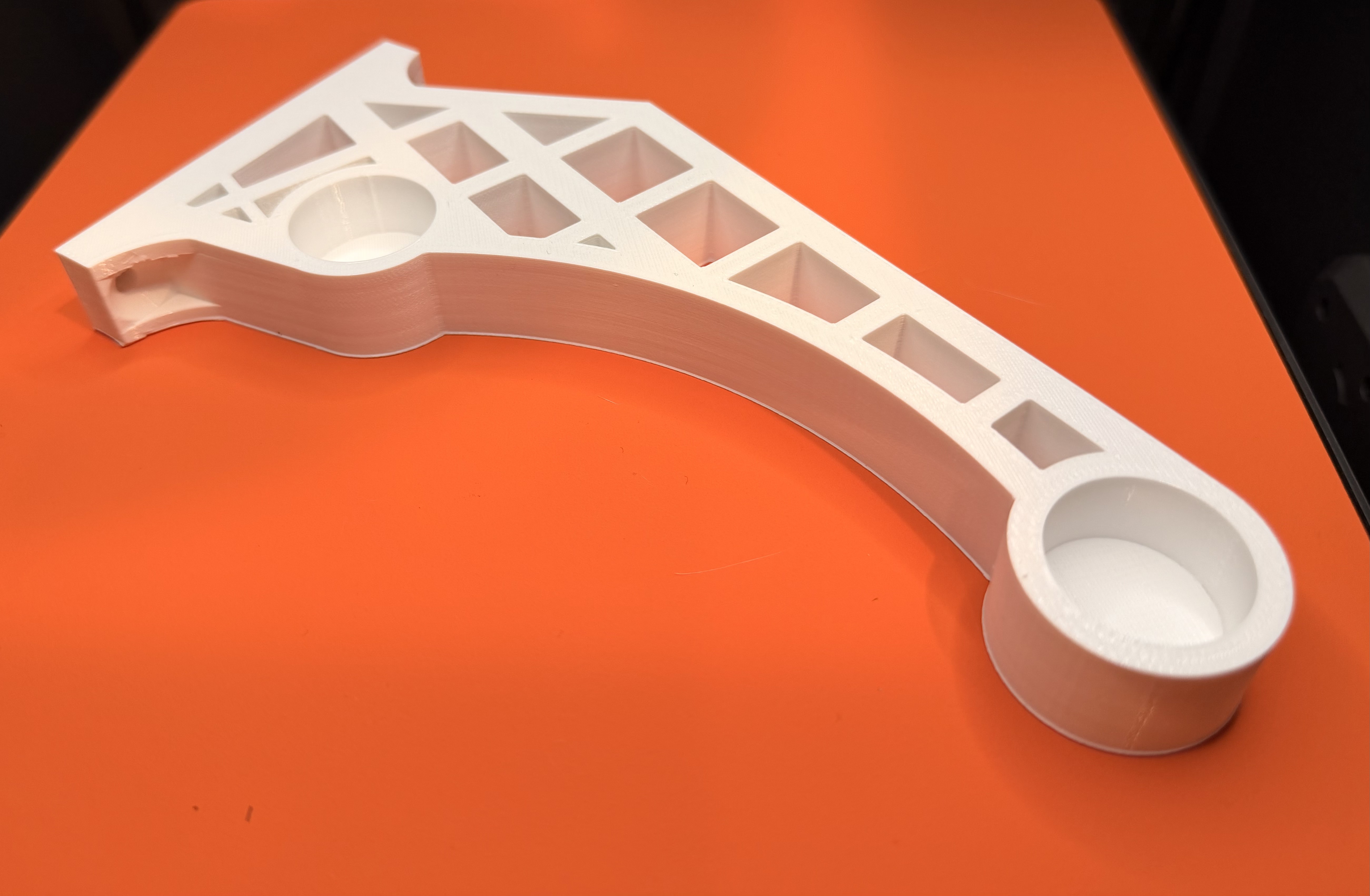 3/4" PVC Filament Spool Rack Wall Mount Remix (to fit 2x4)
