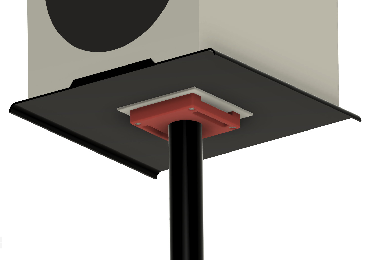 Velcro Strap Secure Plate for Monitors on Gravity SP3202 Stand