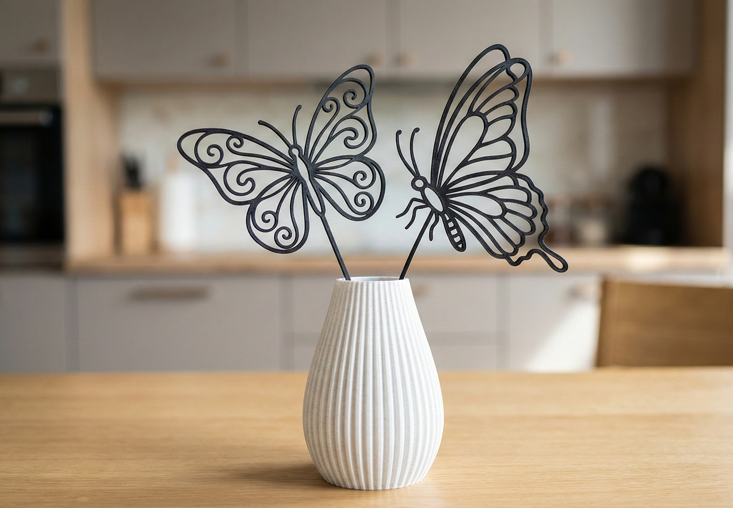 Butterfly Stakes - Elegant Garden & Vase Decor