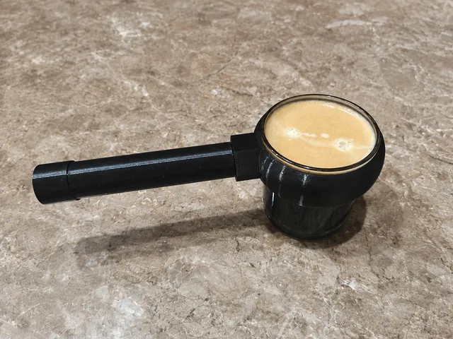 Upcycled Candy Jar Coffee Pot Adapter (with OpenSCAD sources)