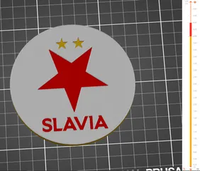 SK Slavia Praha podtácek by Matessjk