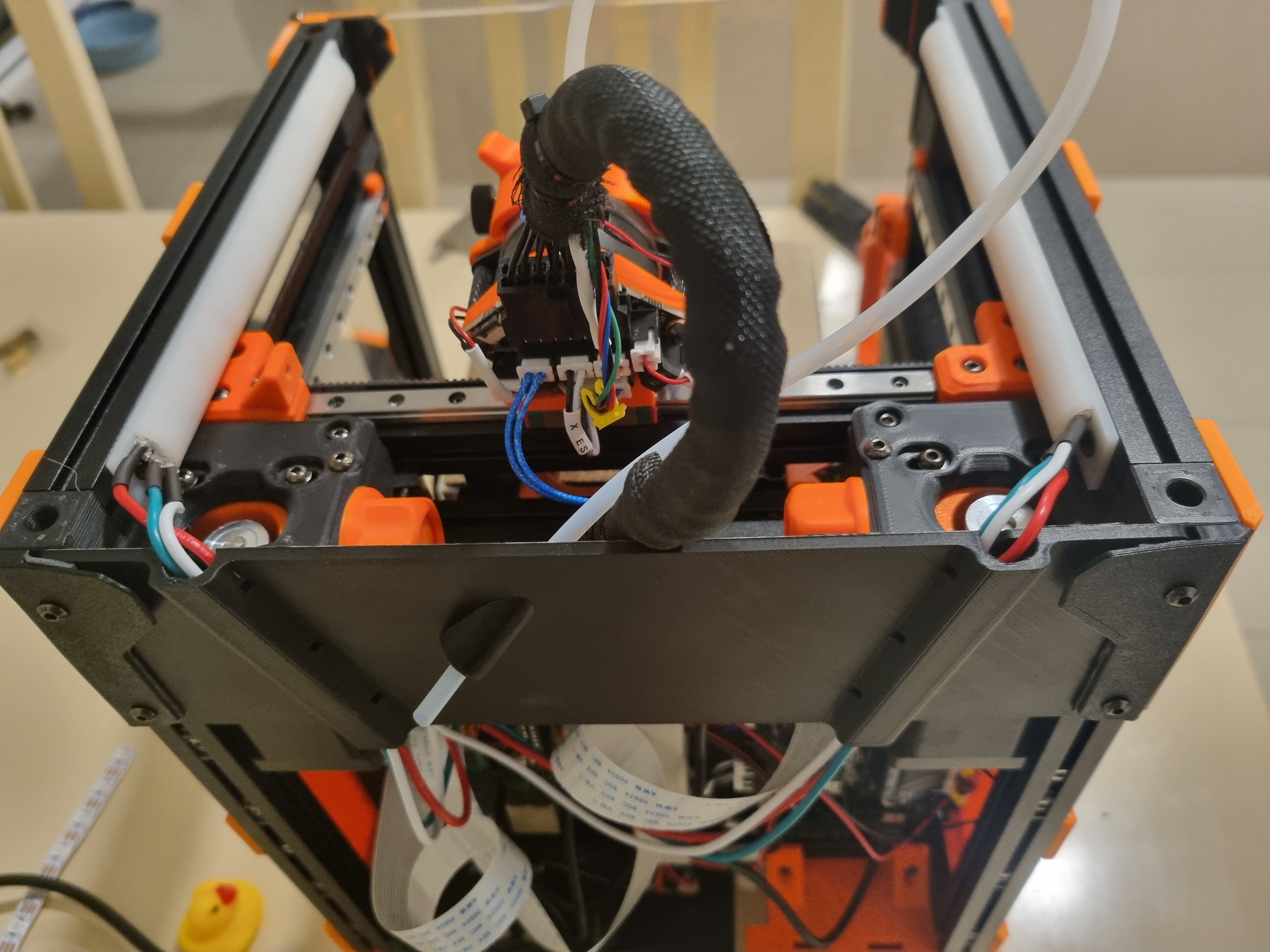 Voron 0 Chamber LED strip wire channel back plate with URBI