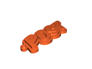 Post Keychain by Timos 3D-Druck | Download free STL model | Printables.com