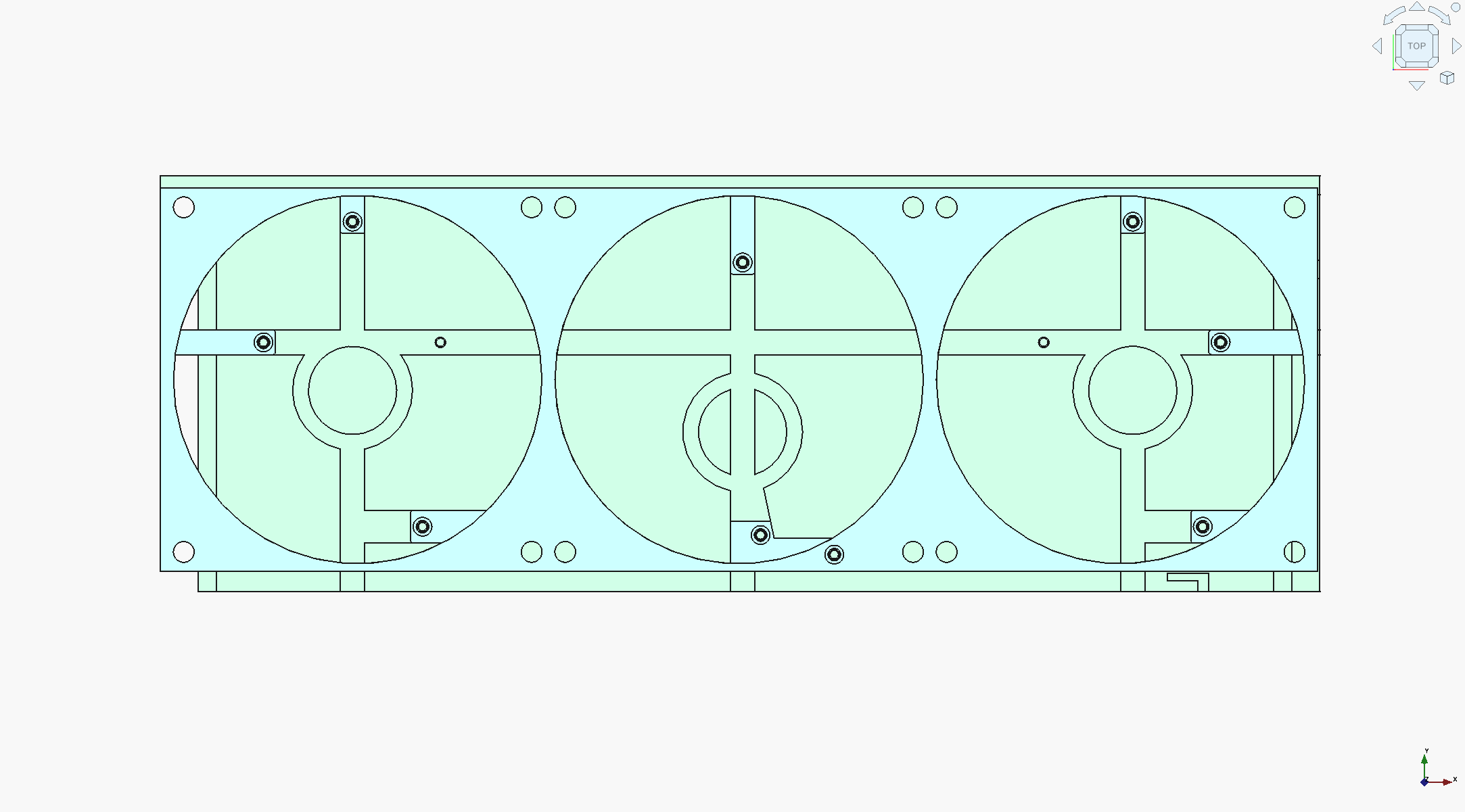 3x92mm fan bracket for EVGA FTW3 GPU