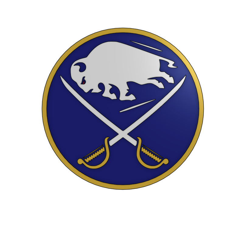 Buffalo sabers logo by sillygoose download free stl model 