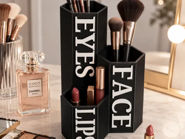 Eyes, Lips, & Face Make-Up Tower Holder