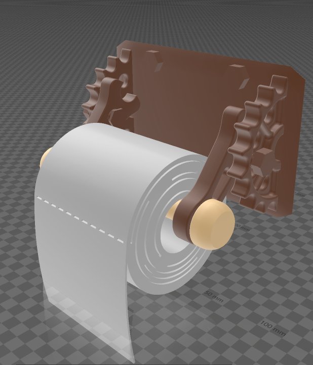 toilet paper roll holder steampunk industrial by Mimi Download free
