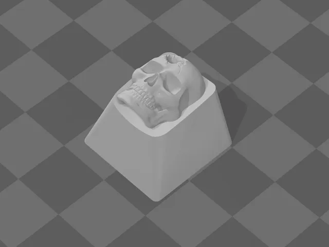 Skull keycap