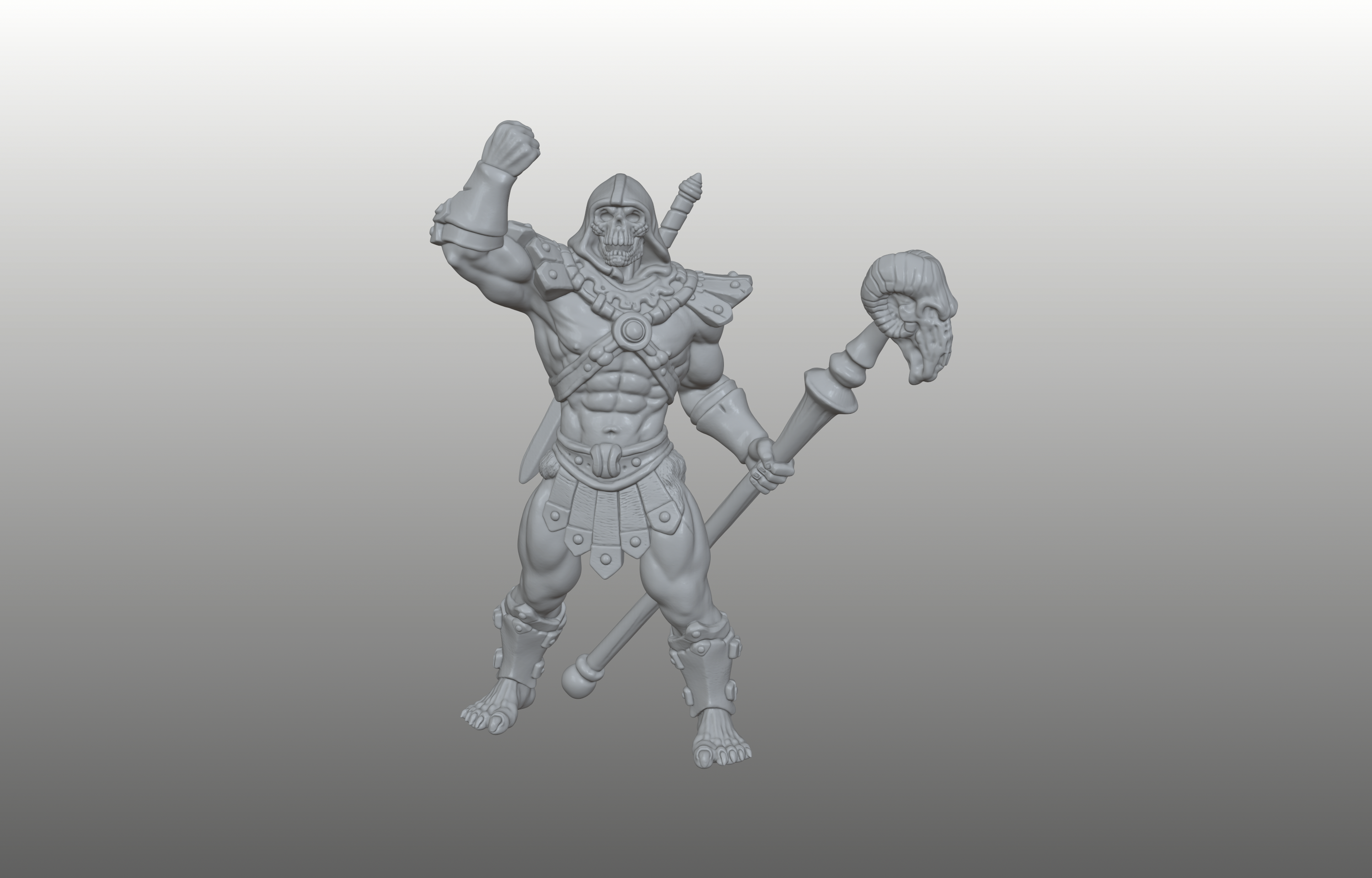 Lord of Destruction - Skull Faced Sorcerer (MOTU Inspired) - PRESUPPORTED