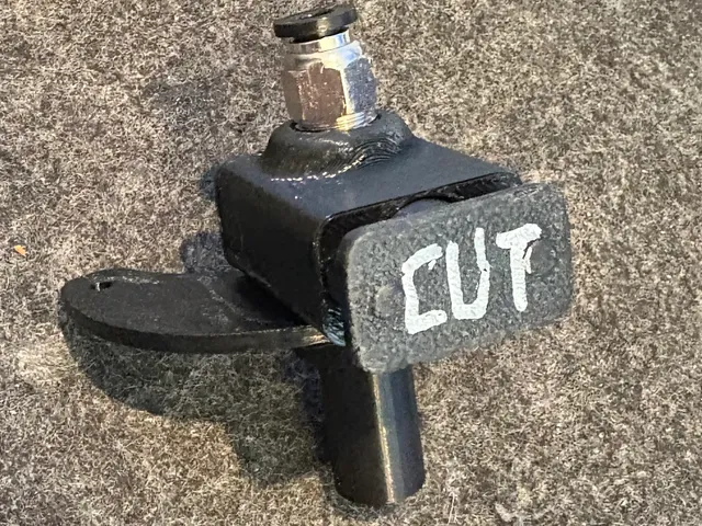 FF5M HotEnd - Bowden Tube Mount with PC4-M10 Connector with built in cutter
