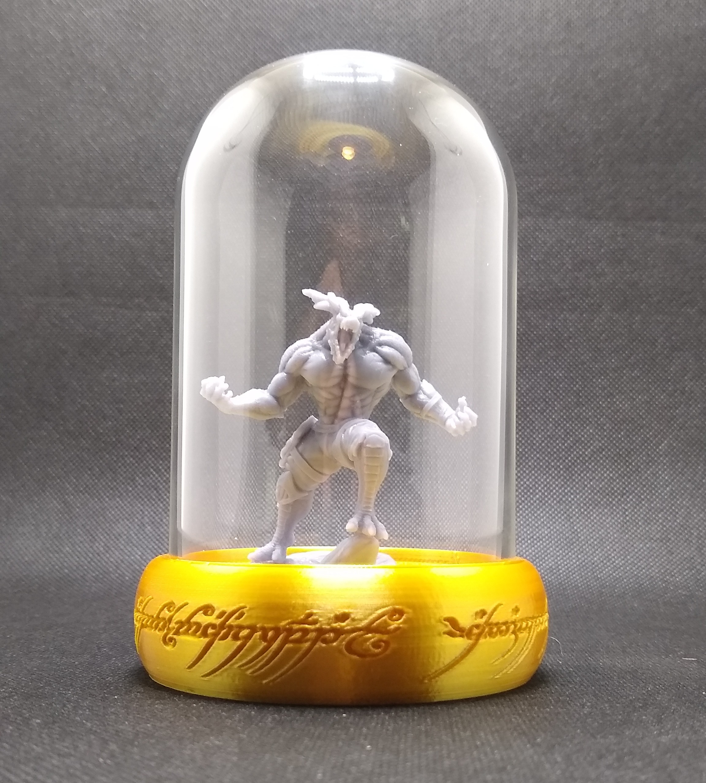 "The One Ring" Base for Hobby Lobby Glass Dome by hulkbuild Download free STL model