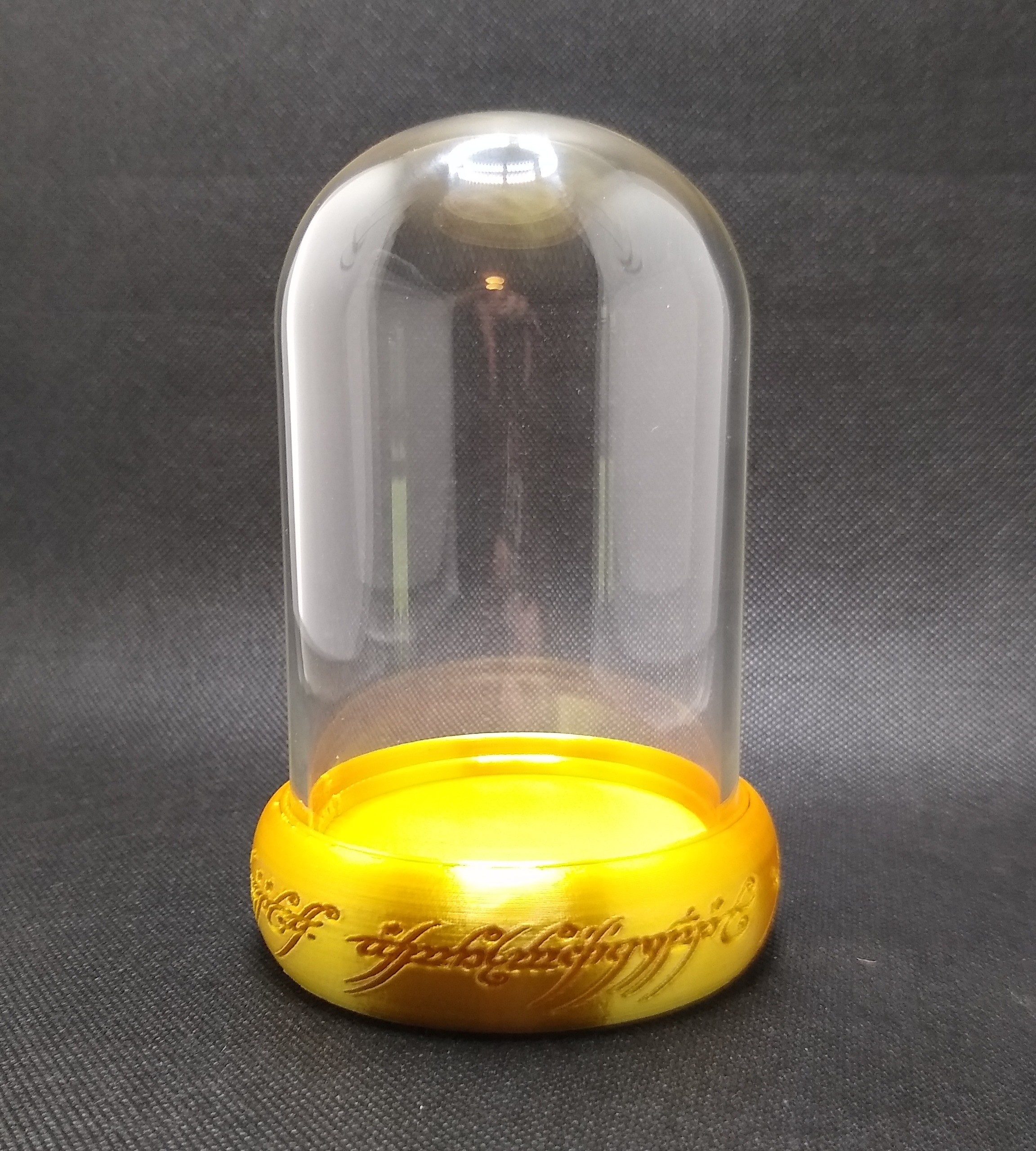 "The One Ring" Base for Hobby Lobby Glass Dome