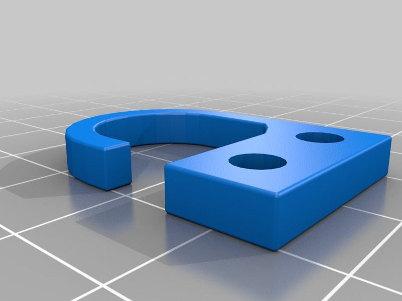 Miniatura 2 do modelo 3D Cable/universal holder hook