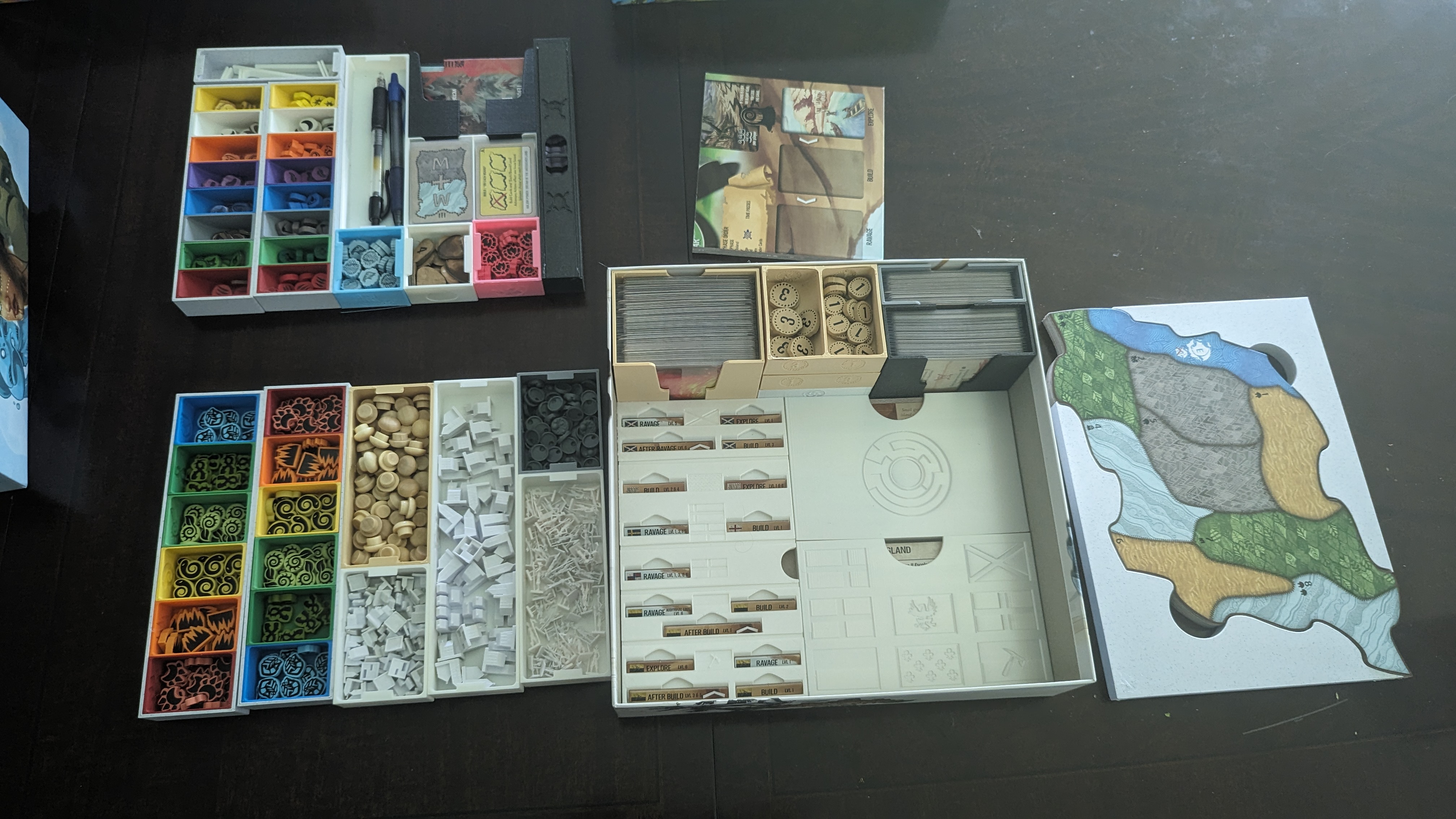 Spirit Island Box Insert (Full Game, Resized and Repositions)