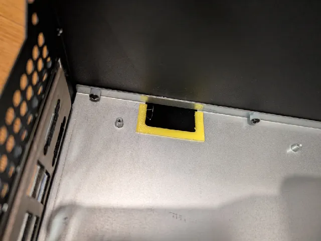 Sagittarius 8-bay NAS Case Internal SATA CABLE grommet