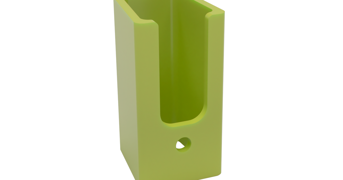 Ryobi Glue Gun Holder Less Material by samwiseg0 Download free STL