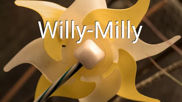 "Willy-Milly" - A 3D Printed Windmill Toy