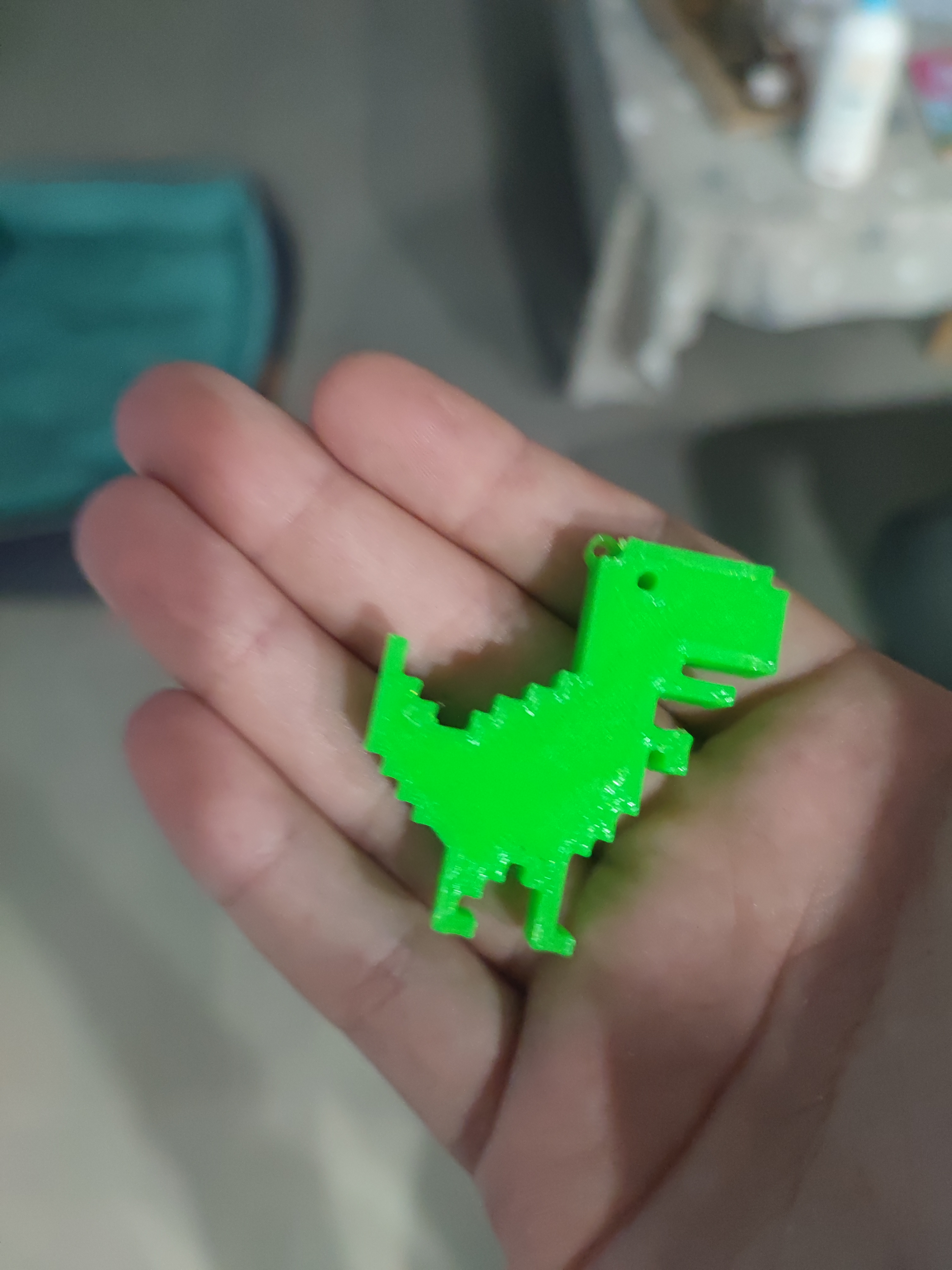 google dino keychain