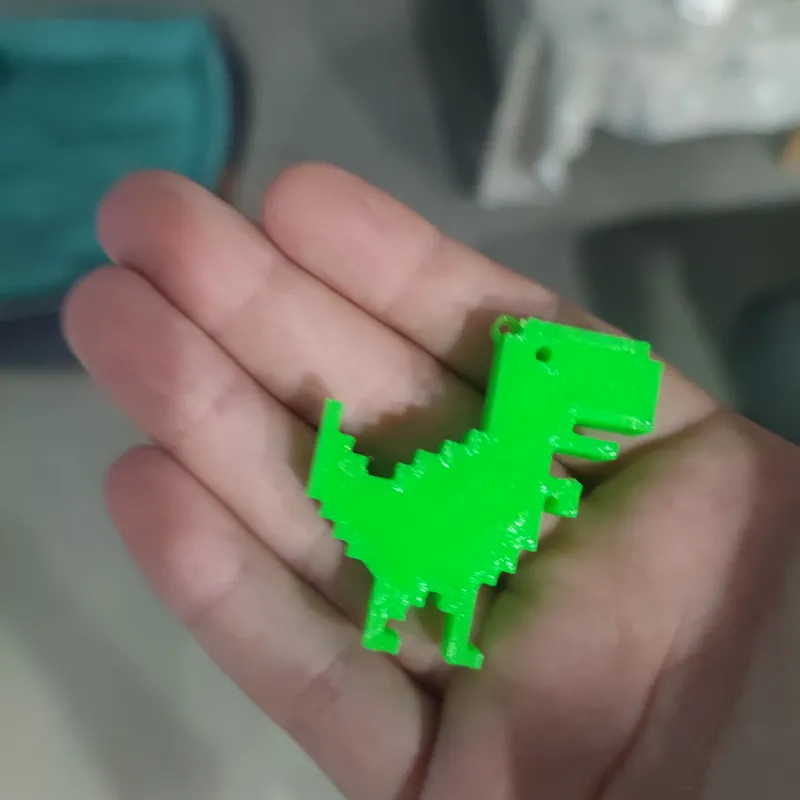 STL file Google Dinosaur Keyholder - Decorative Creative Key 🦖・3D print  model to download・Cults