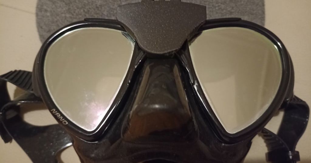 Cressi Nano Diving Mask GoPro Mount by MagicHappenZ Download free STL model
