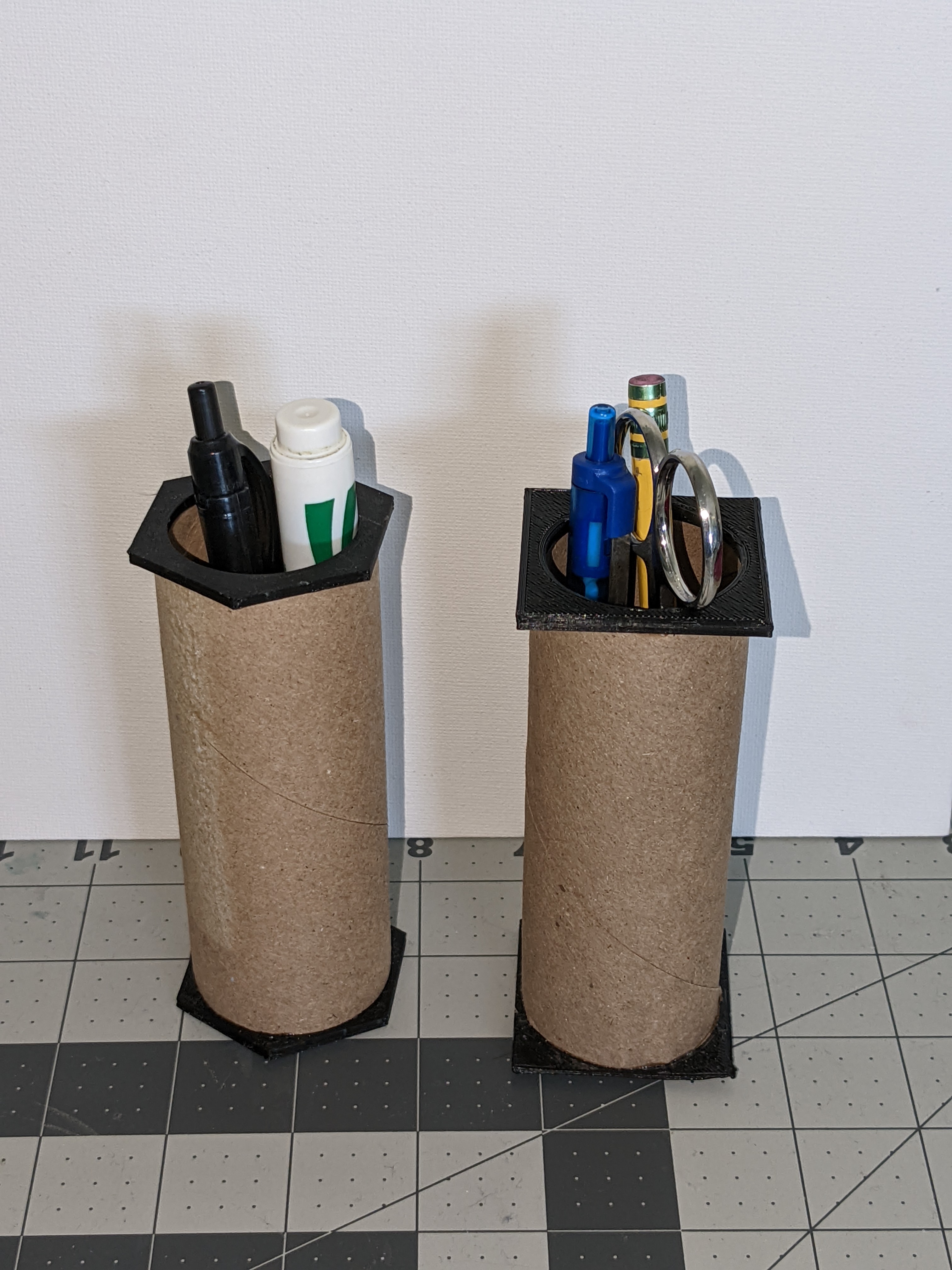 Toilet Paper Roll Pencil Holders