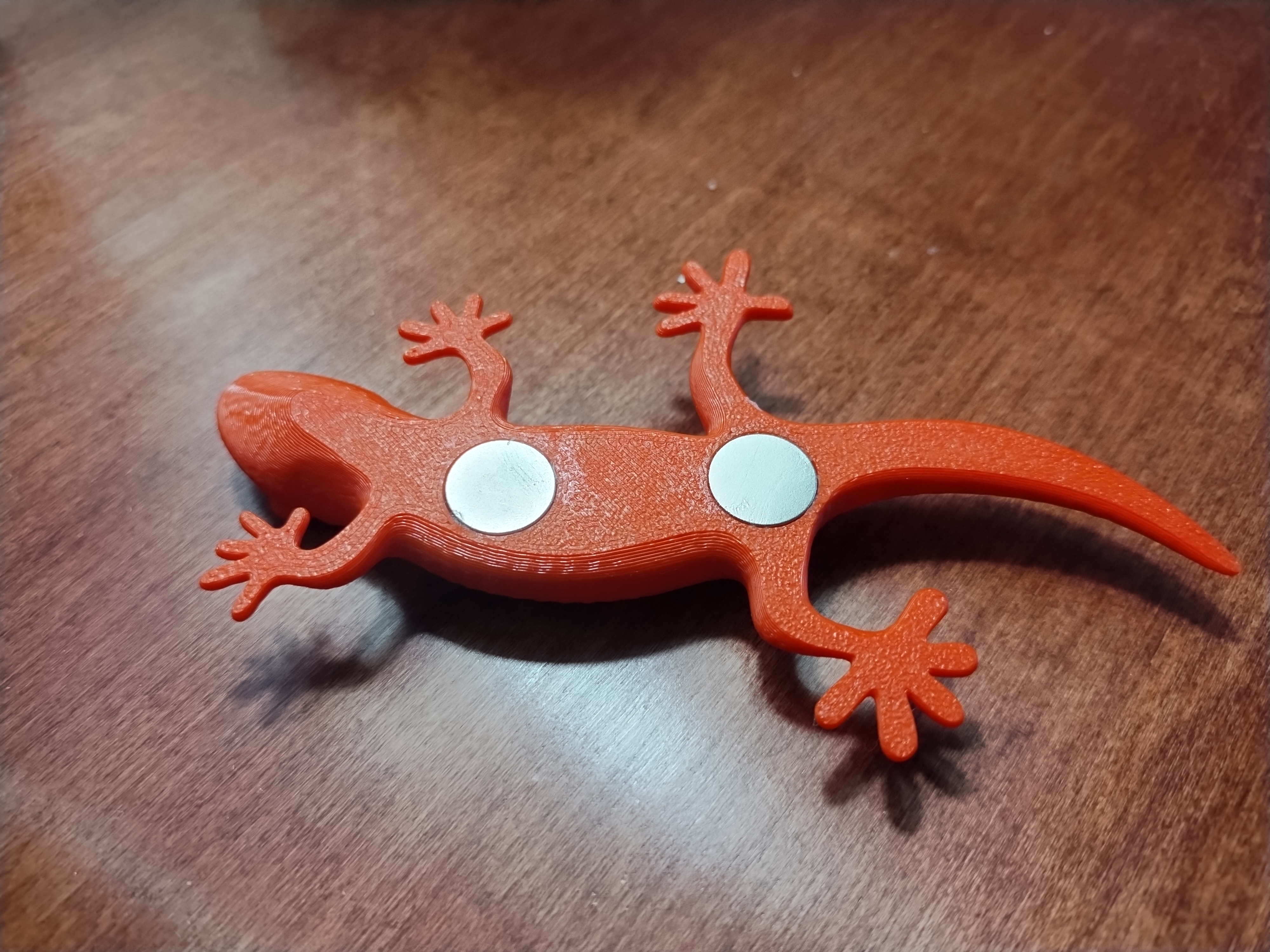Gecko Fridge Magnet 12x.9mm(X3)