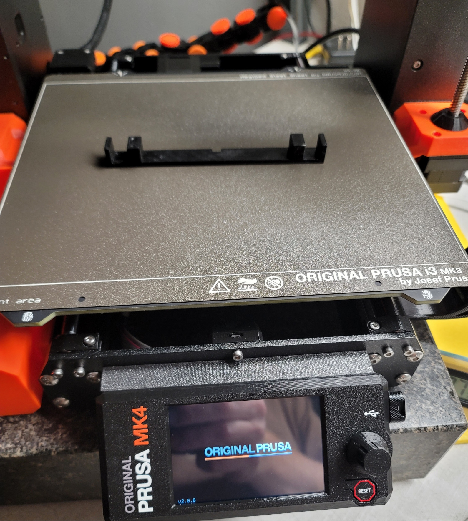 Miniatura 2 do modelo 3D Mk4 Lcd bracket cover
