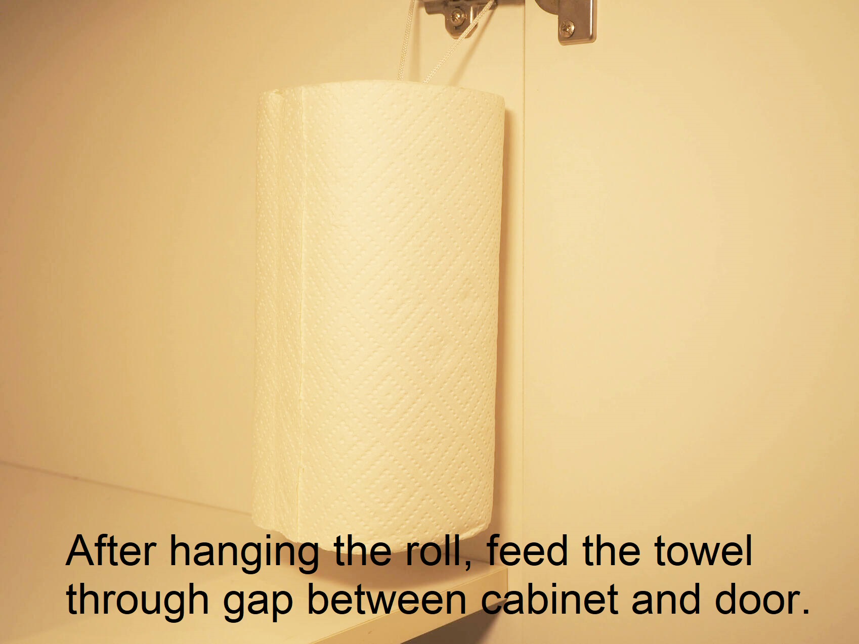 Hidden Paper Towel Holder for Designer Kitchens by Highrise